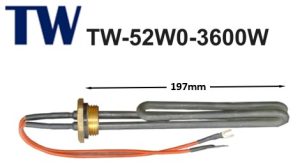 TW Black - 1" BSP Screw-in Immersion Heater (F/B)