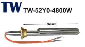 TW Black - 1" BSP Screw-in Immersion Heater (F/B)