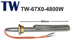 TW Black - 1" BSP Screw-in Immersion Heater (F/B)