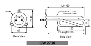 GW – Washware Heater Element