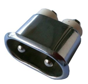 Band Heater Plug-Socket - BH. Socket (2 Round Pins)
