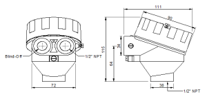 EEx d (FLAME PROOF) CONNECTION HEAD - XD-AD2-N2/CD-N2/06