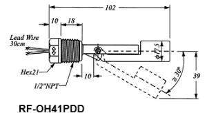 Chemical Resistance Mini Float Switch - RF-OH41PDD