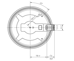 EGO Round Hotplate Ø300mm