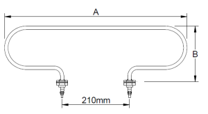 Omega Bend – “T” Shape
