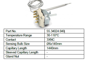 EGO 55.34 Thermostat