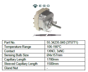 EGO 55.34 Thermostat
