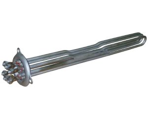 Round Flange Immersion Heater (3 Holes)
